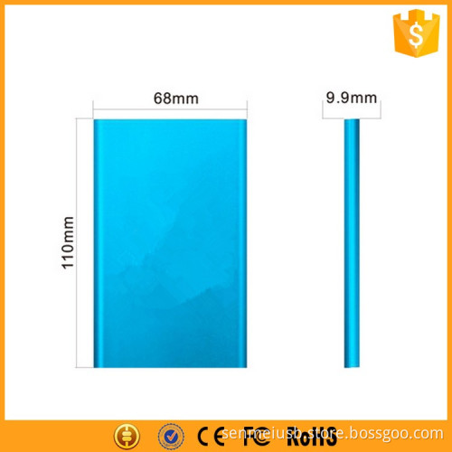 with portable hook aluminum 3000mah portable power bank